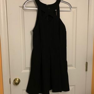 Short Black Dress with Pockets Size Medium